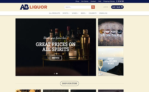 Online Liquor Ecommerce Store Local