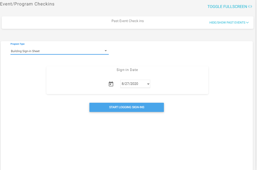 Checkin Web Application Development 