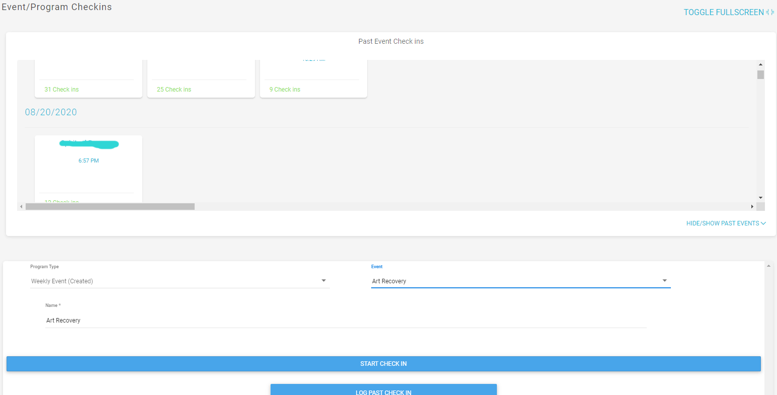 Checkin Web Application Development 