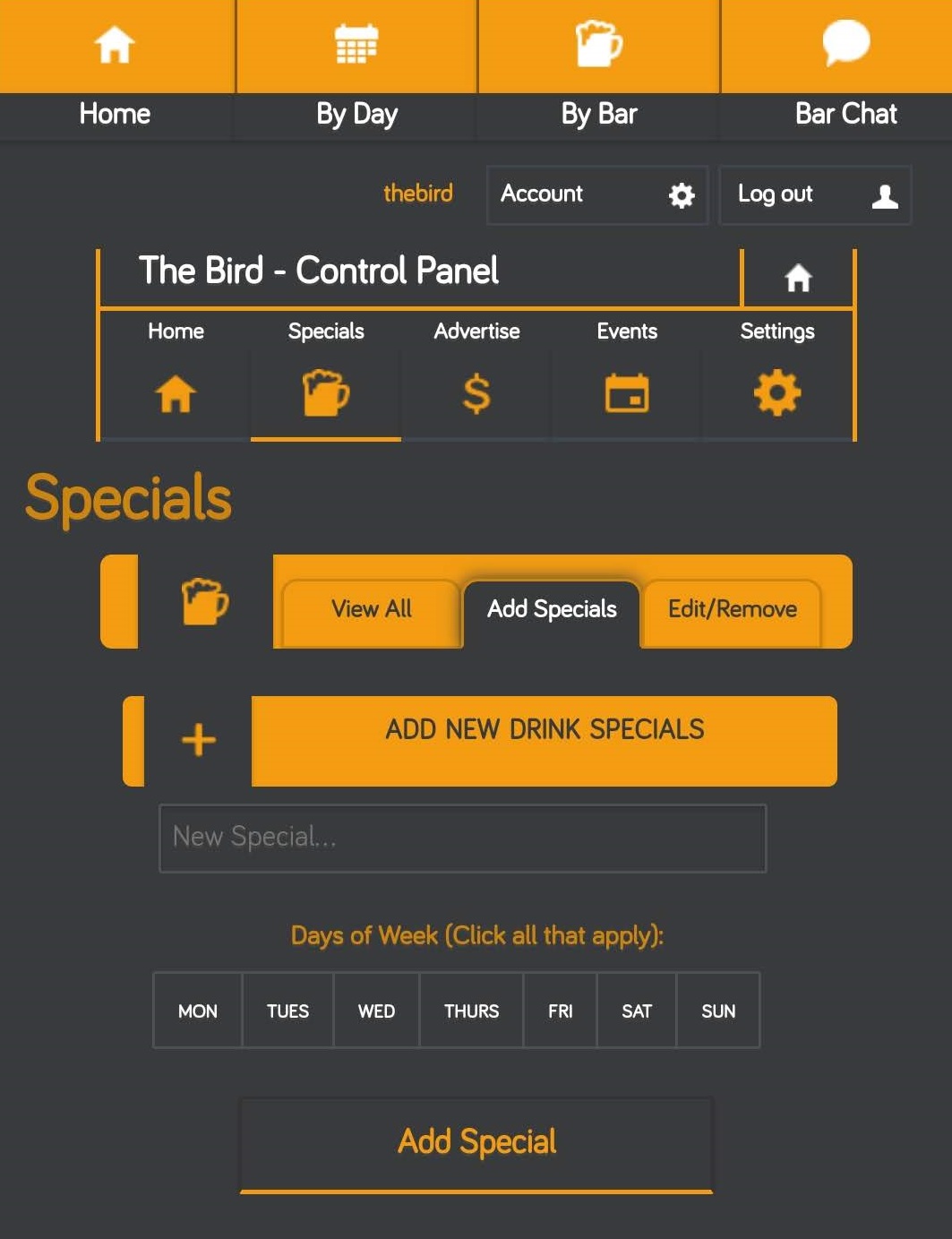 Mobile Application Development User CMS 