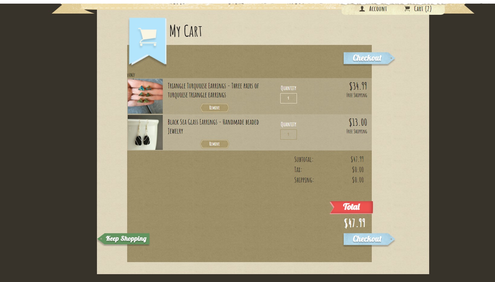 Custom Ecommerce website 