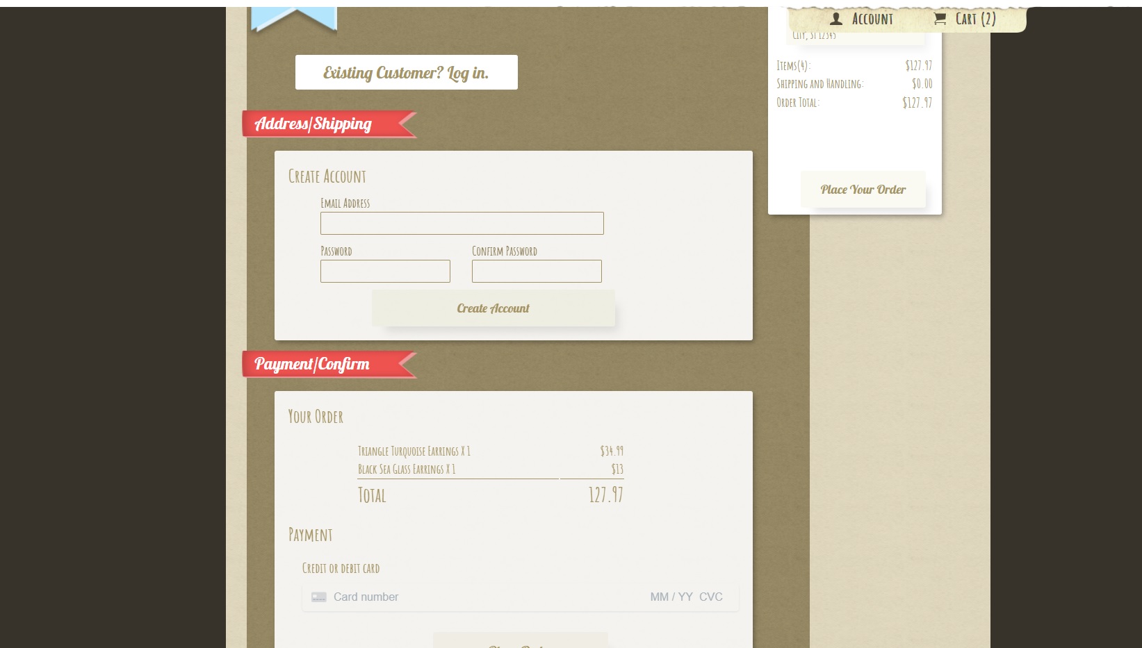 Custom Ecommerce website 