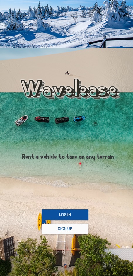 Vehicle rental mobile app 